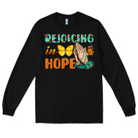 Black rejoicing in hope Long Sleeve Tee - NancyCooperArtShop