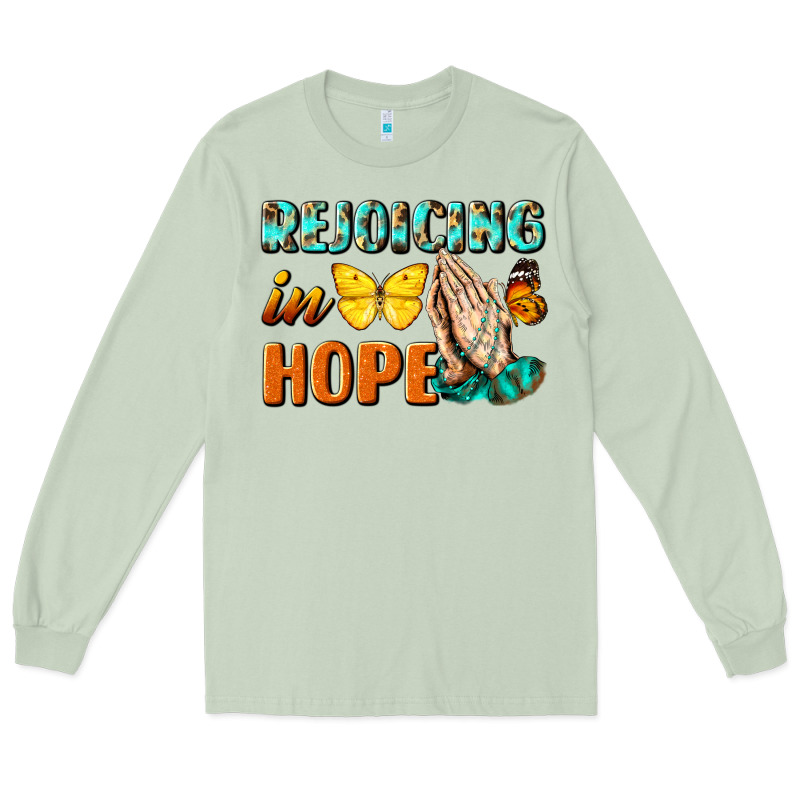 Rejoicing In Hope Long Sleeve Tee by NancyCooperArtShop | Teevron
