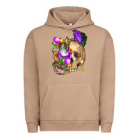 Pigment Burro mardi gras skull Urban Hoodie - FaDigitalArtStudio
