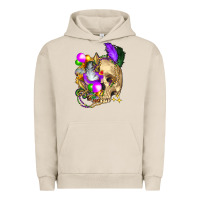 Pigment French Oak mardi gras skull Urban Hoodie - FaDigitalArtStudio