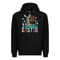 Black Happy Easter Heifers Easter Day Premium Hoodie - HowdyJamesFarm