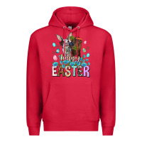 Cardinal Happy Easter Heifers Easter Day Premium Hoodie - HowdyJamesFarm