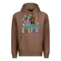 Chestnut Happy Easter Heifers Easter Day Premium Hoodie - HowdyJamesFarm