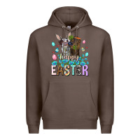 Coffee Happy Easter Heifers Easter Day Premium Hoodie - HowdyJamesFarm