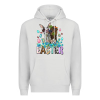 Dove Grey Happy Easter Heifers Easter Day Premium Hoodie - HowdyJamesFarm