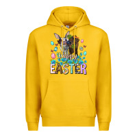 Lemon Happy Easter Heifers Easter Day Premium Hoodie - HowdyJamesFarm