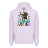 Lilac Happy Easter Heifers Easter Day Premium Hoodie - HowdyJamesFarm