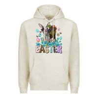 Oatmeal Heather Happy Easter Heifers Easter Day Premium Hoodie - HowdyJamesFarm