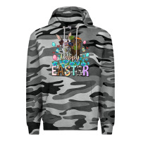 Slate Camo Happy Easter Heifers Easter Day Premium Hoodie - HowdyJamesFarm