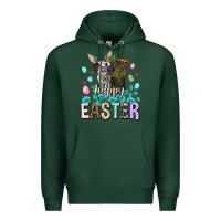 Sports Green Happy Easter Heifers Easter Day Premium Hoodie - HowdyJamesFarm