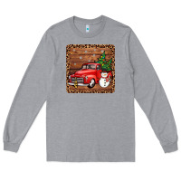 Heather Grey christmas truck coaster Long Sleeve Tee - JahusDesignShop
