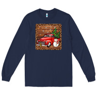Navy christmas truck coaster Long Sleeve Tee - JahusDesignShop