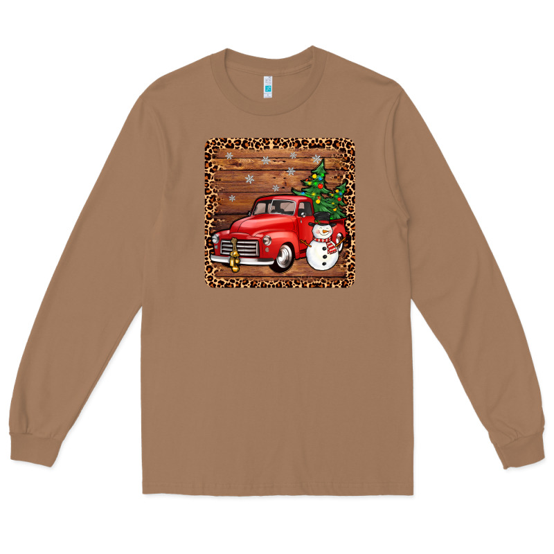 Christmas Truck Coaster Long Sleeve Tee by JahusDesignShop | Teevron
