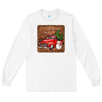 White christmas truck coaster Long Sleeve Tee - JahusDesignShop