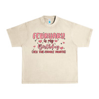 Sandshell february is my birthday yes the whole month malia Urban Heavy Tee - MaliasSmallBusiness