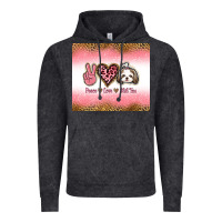 Peace Love Shih Tzu Vintage Hoodie | Teevron