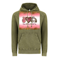 Vintage Olive peace love shih tzu Vintage Hoodie - Jasminsmagicworld