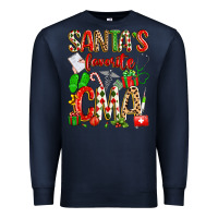 Navy santa's favorite cma Premium Sweatshirt - texasbilliewilder