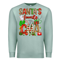 Seafoam santa's favorite cma Premium Sweatshirt - texasbilliewilder
