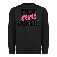 Black true crime junkie Heavyweight Sweatshirt - MaliasSmallBusiness