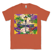 Copper mardi gras street lights Classic Tee - MaliasSmallBusiness