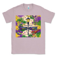 Lilac mardi gras street lights Classic Tee - MaliasSmallBusiness