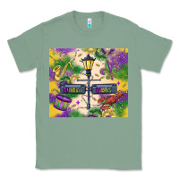 Sage mardi gras street lights Classic Tee - MaliasSmallBusiness