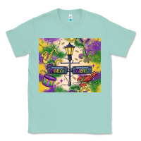 Seafoam mardi gras street lights Classic Tee - MaliasSmallBusiness