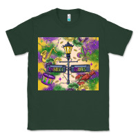 Sports Green mardi gras street lights Classic Tee - MaliasSmallBusiness
