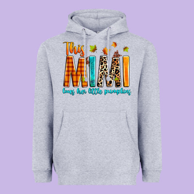 This Mimi Loves Her Little Pumpkins Heavyweight Hoodie Designed By Texasbilliewilder