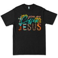 Black give me coffee jesus Premium Tee - RacoonDesign
