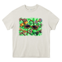 Cream sunglasses background Heavy Core Tee - BarkalooDesign