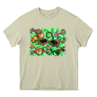 Mossy sunglasses background Heavy Core Tee - BarkalooDesign