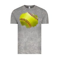 Cloud Rock leopard softball patch Vintage Tee - Jasminsmagicworld