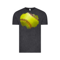 Vintage Black leopard softball patch Vintage Tee - Jasminsmagicworld
