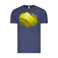 Vintage Denim leopard softball patch Vintage Tee - Jasminsmagicworld