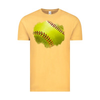 Vintage Mustard leopard softball patch Vintage Tee - Jasminsmagicworld