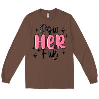 Chestnut powherful Long Sleeve Tee - MaliasSmallBusiness