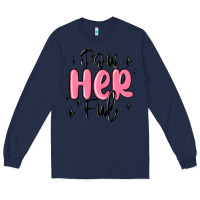 Navy powherful Long Sleeve Tee - MaliasSmallBusiness