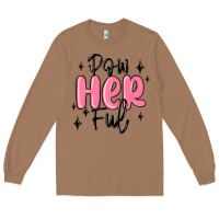Toasted Coconut powherful Long Sleeve Tee - MaliasSmallBusiness