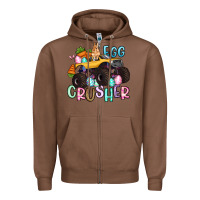 Chestnut egg crusher monster truck easter Zipper Hoodie - Artiststas