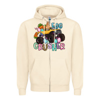 Sandshell egg crusher monster truck easter Zipper Hoodie - Artiststas