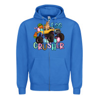 True Royal egg crusher monster truck easter Zipper Hoodie - Artiststas