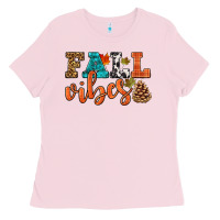 Bubblegum Pink fall vibes Ladies Tee - HRA Design Shop