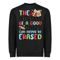 Black the influence of a good teacher can never be  eras Heavyweight Sweatshirt - MaliasSmallBusiness