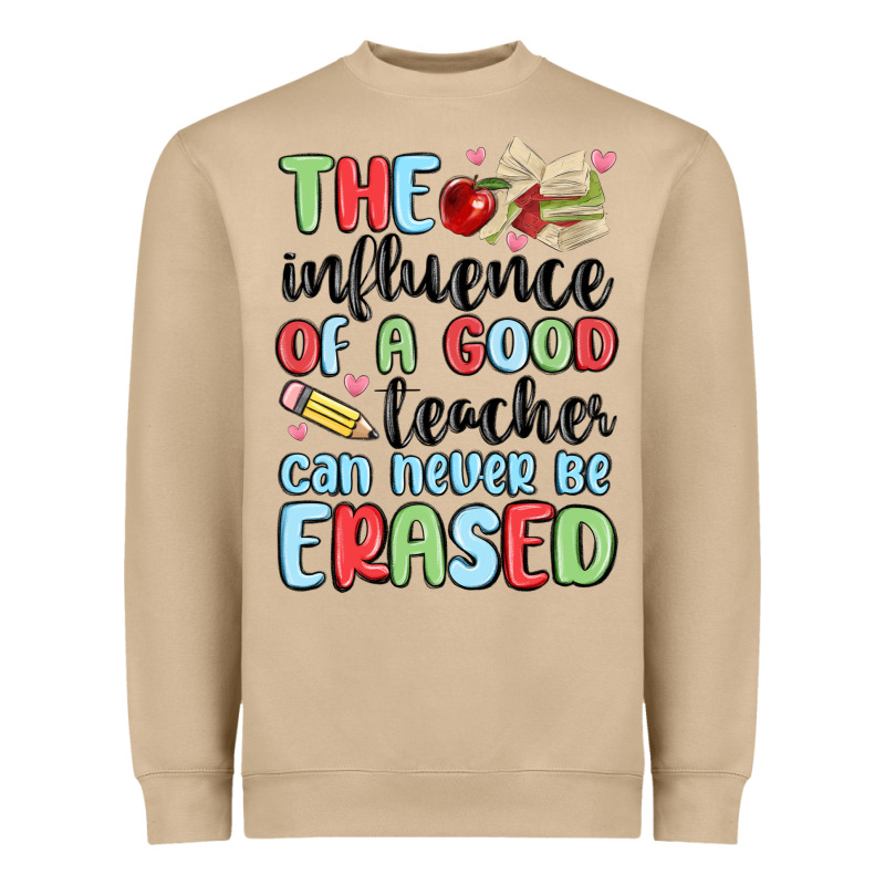 The Influence Of A Good Teacher Can Never Be  Eras Heavyweight Sweatshirt by MaliasSmallBusiness | Teevron