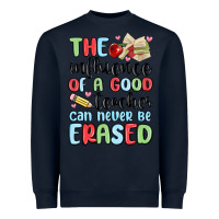 Navy the influence of a good teacher can never be  eras Heavyweight Sweatshirt - MaliasSmallBusiness