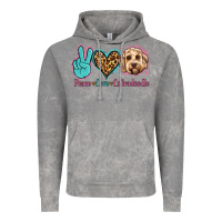 Cloud Rock peace love labradoodle Vintage Hoodie - Jasminsmagicworld