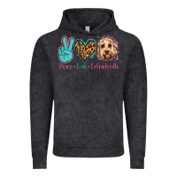 Vintage Black peace love labradoodle Vintage Hoodie - Jasminsmagicworld
