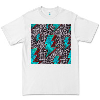Turquoise Lightning Bolt Seamless Pattern Premium Tee | Teevron